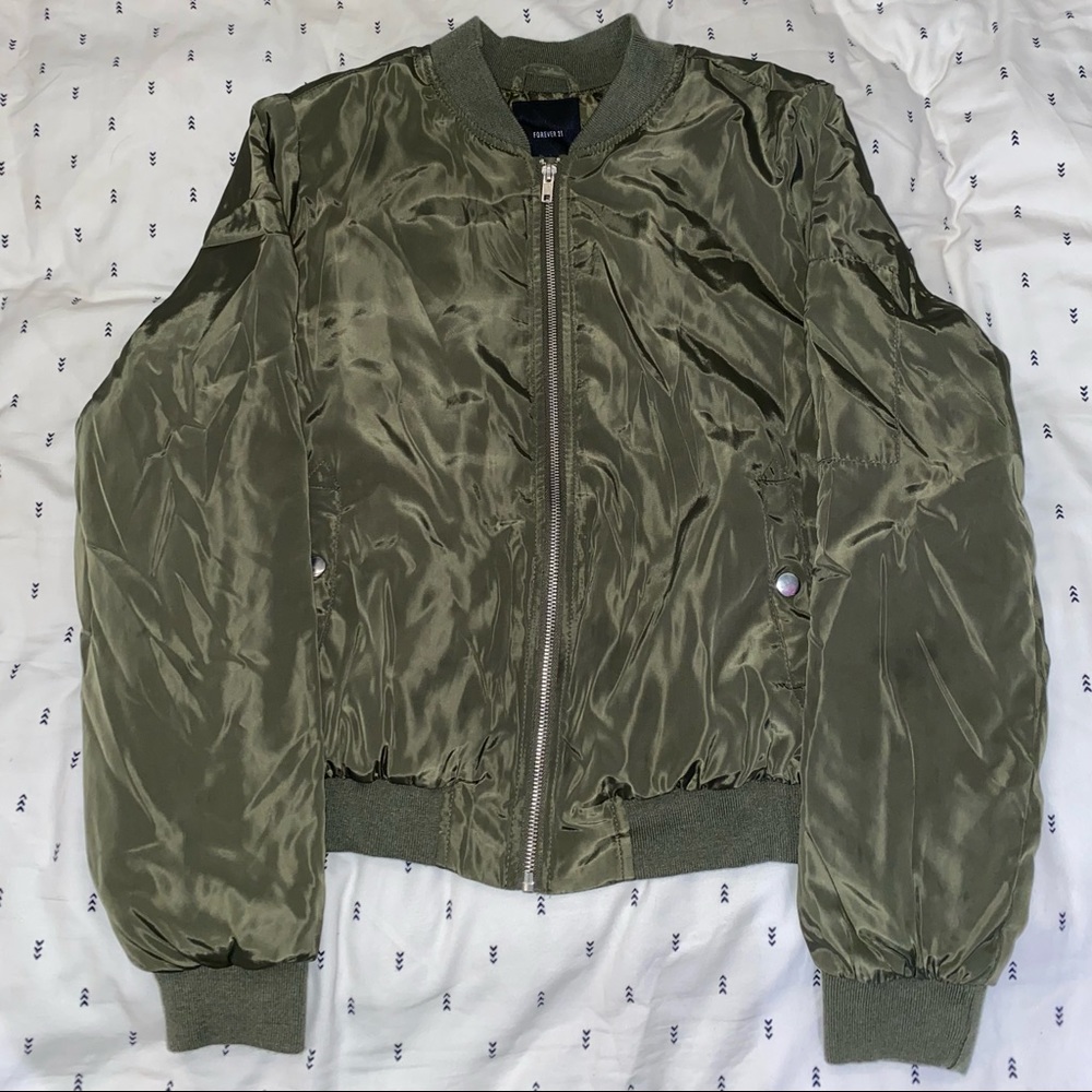 Green forever 21 jacket